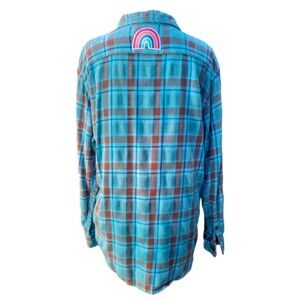 Rainbow UPCYCLED Flannel | XL